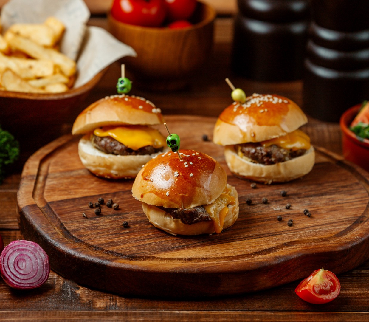mini smash burgers para bodas y eventos en murcia